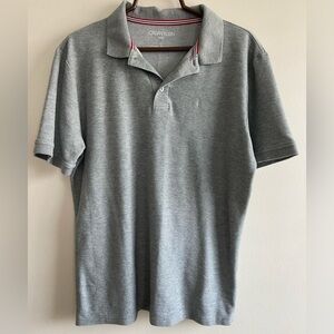 Calvin Klein Golf Newport polo shirt in light grey size L